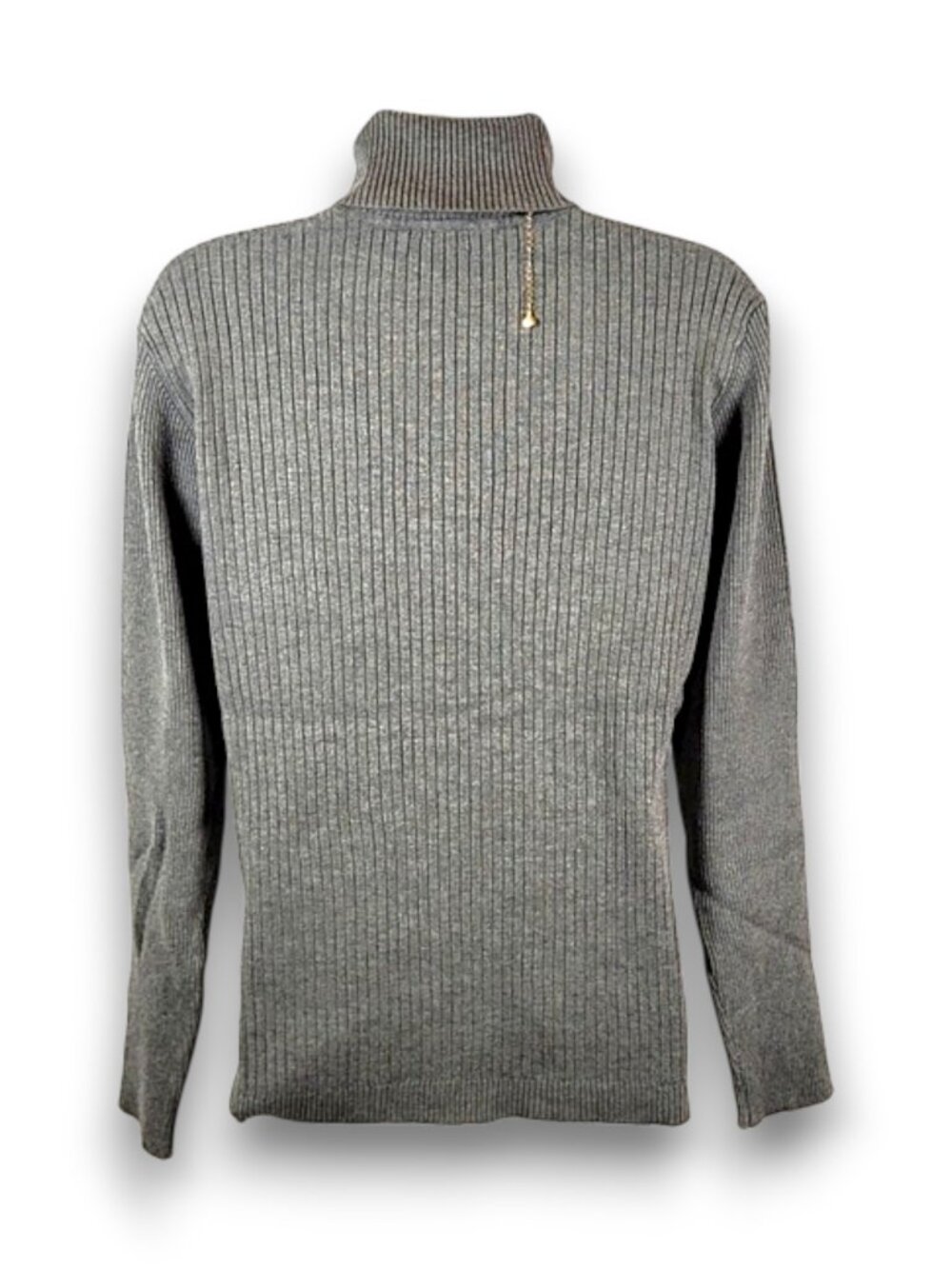Cato Gray Stretch Ribbed Turtleneck Sweater – Plus Size 18/20W - Picture 8 of 10